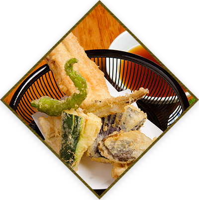 鮮魚を揚げたての天ぷら